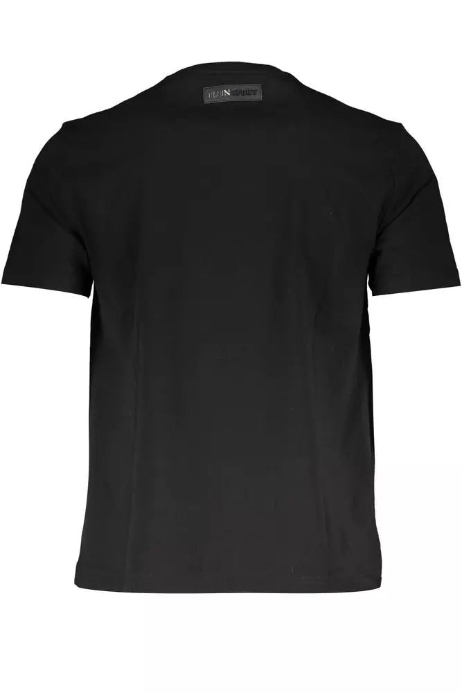 Plein Sport Black Cotton Men TShirt