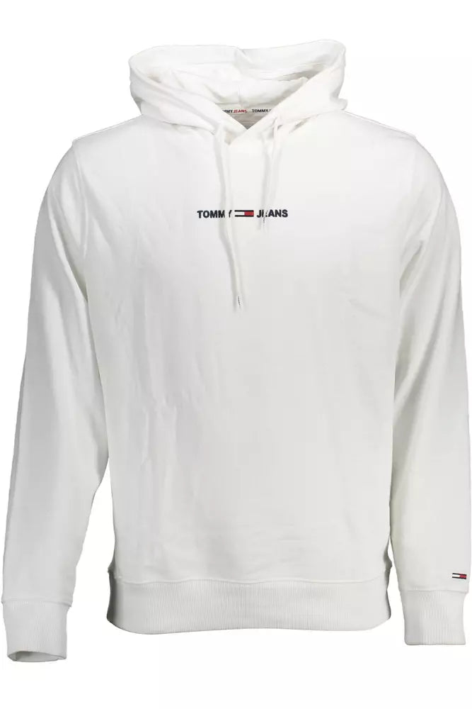 Tommy Hilfiger White Cotton Men Sweater