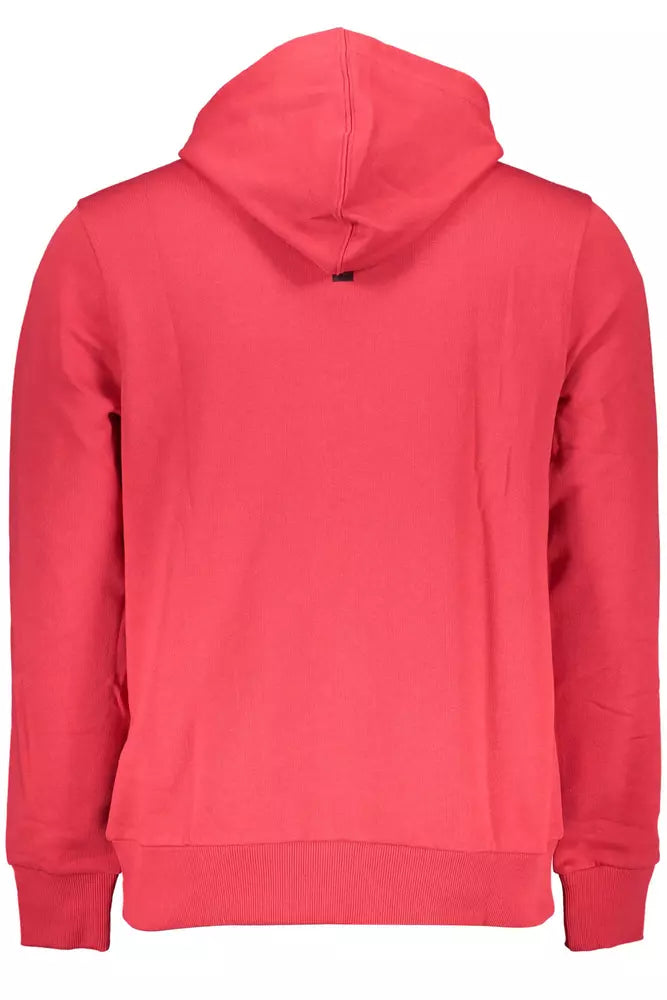 Cavalli Class Red Cotton Men Sweater