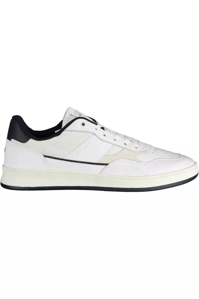 Tommy Hilfiger White Leather Men Sneaker