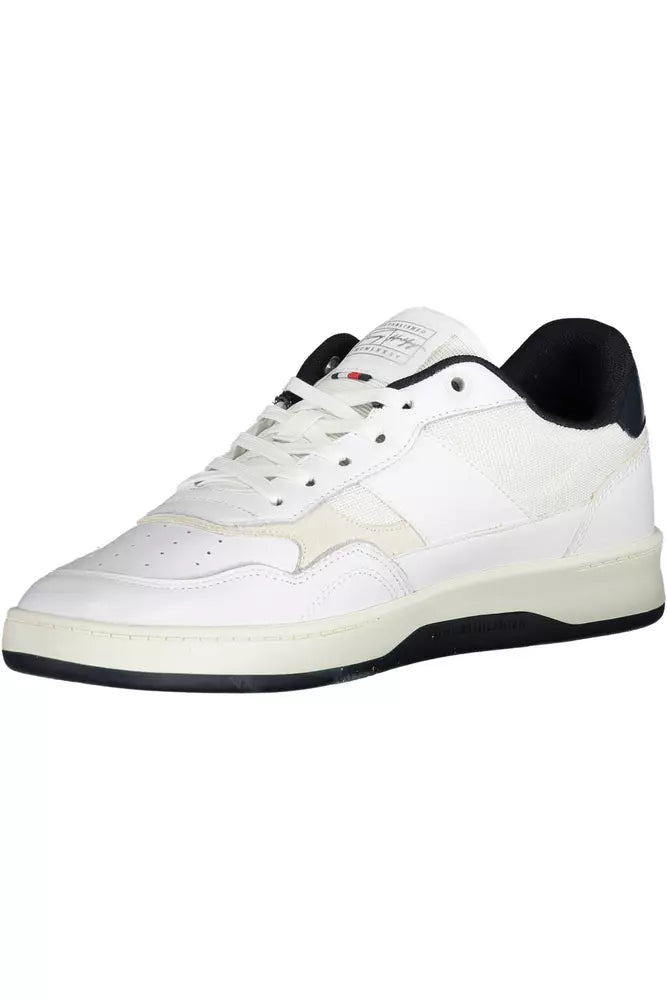 Tommy Hilfiger White Leather Men Sneaker