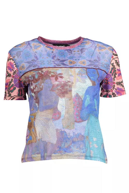 Desigual Light Blue Polyester Women Top