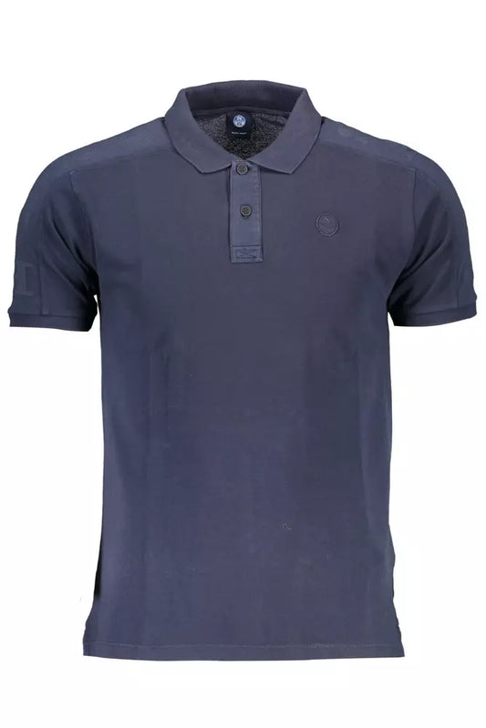 North Sails Blue Cotton Men Polo