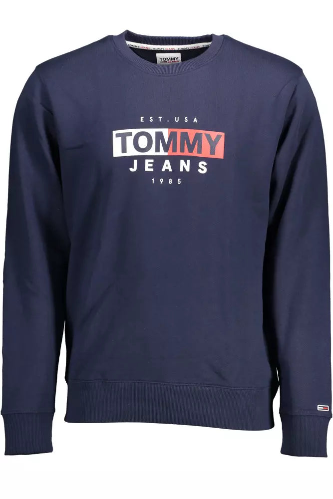 Tommy Hilfiger Blue Cotton Men Sweater