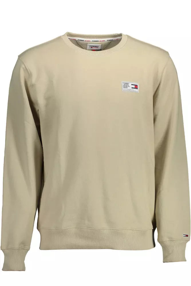 Tommy Hilfiger Beige Cotton Men Sweater