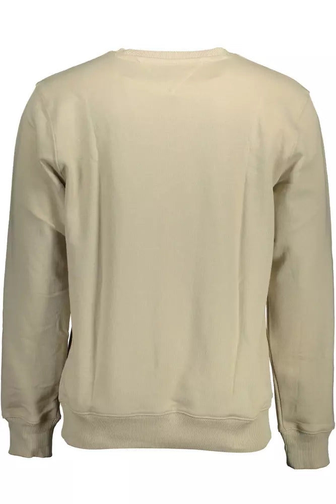 Tommy Hilfiger Beige Cotton Men Sweater