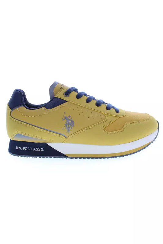 U.S. POLO ASSN. Yellow Polyester Men Sneaker