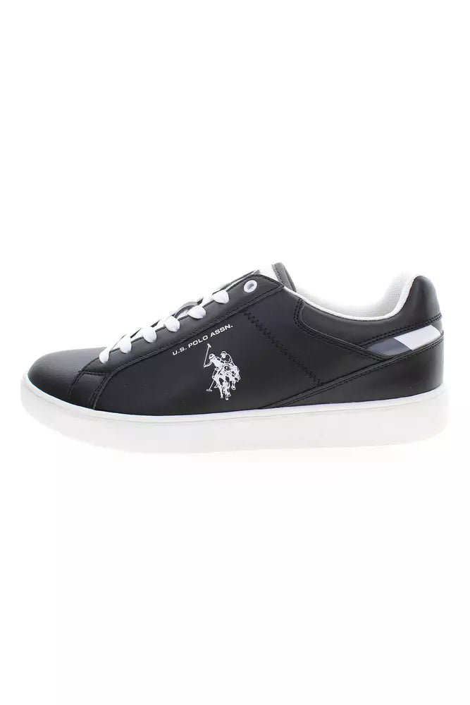 U.S. POLO ASSN. Black Polyester Mens Sneaker