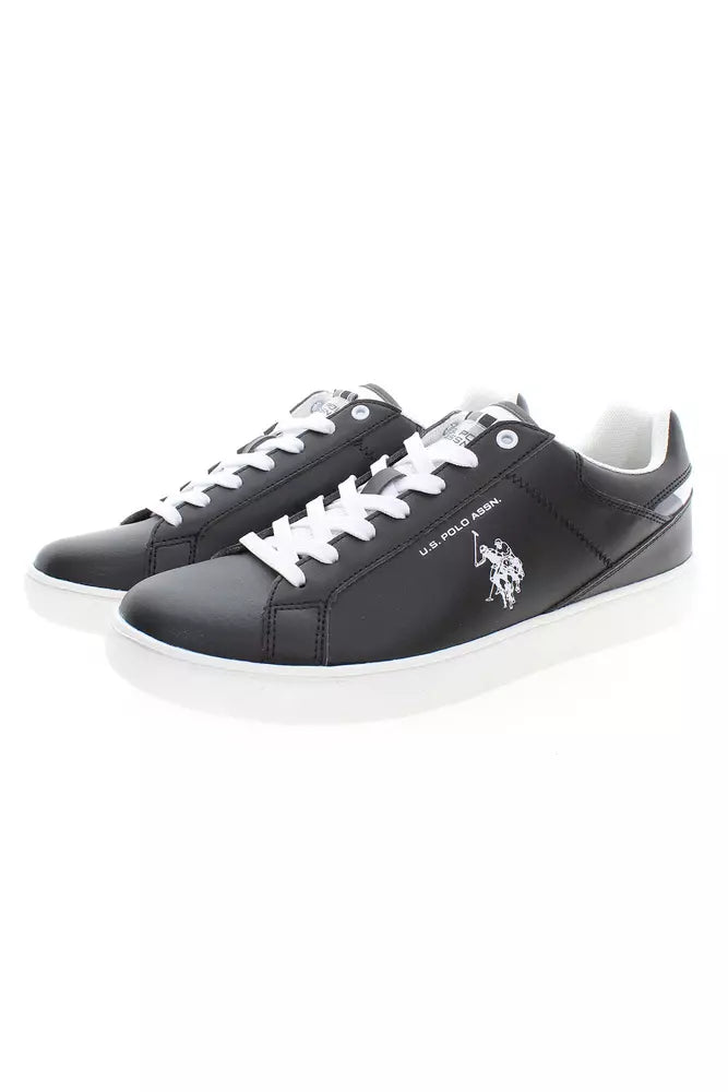 U.S. POLO ASSN. Black Polyester Mens Sneaker