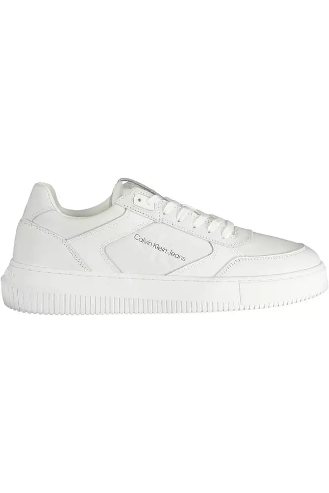 Calvin Klein White Leather Men Sneaker