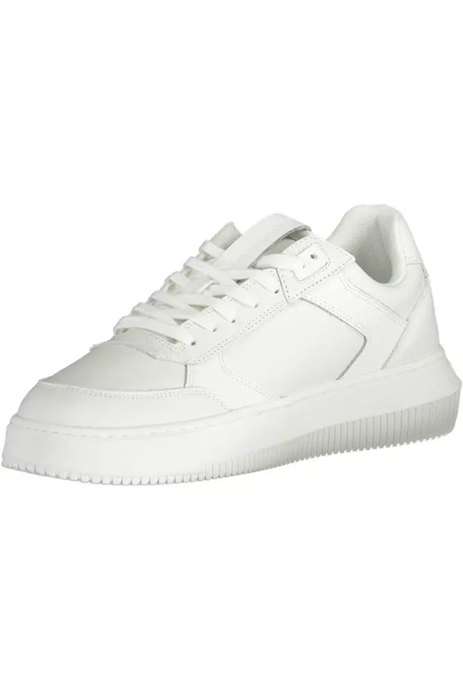 Calvin Klein White Leather Men Sneaker