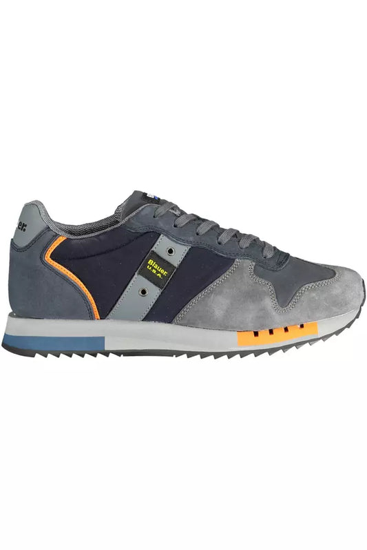 Blauer Blue Leather Men Sneaker