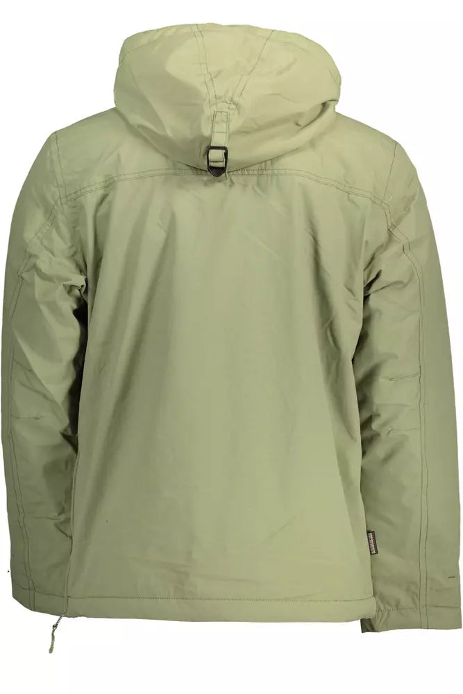 Napapijri Green Polyamide Men Jacket