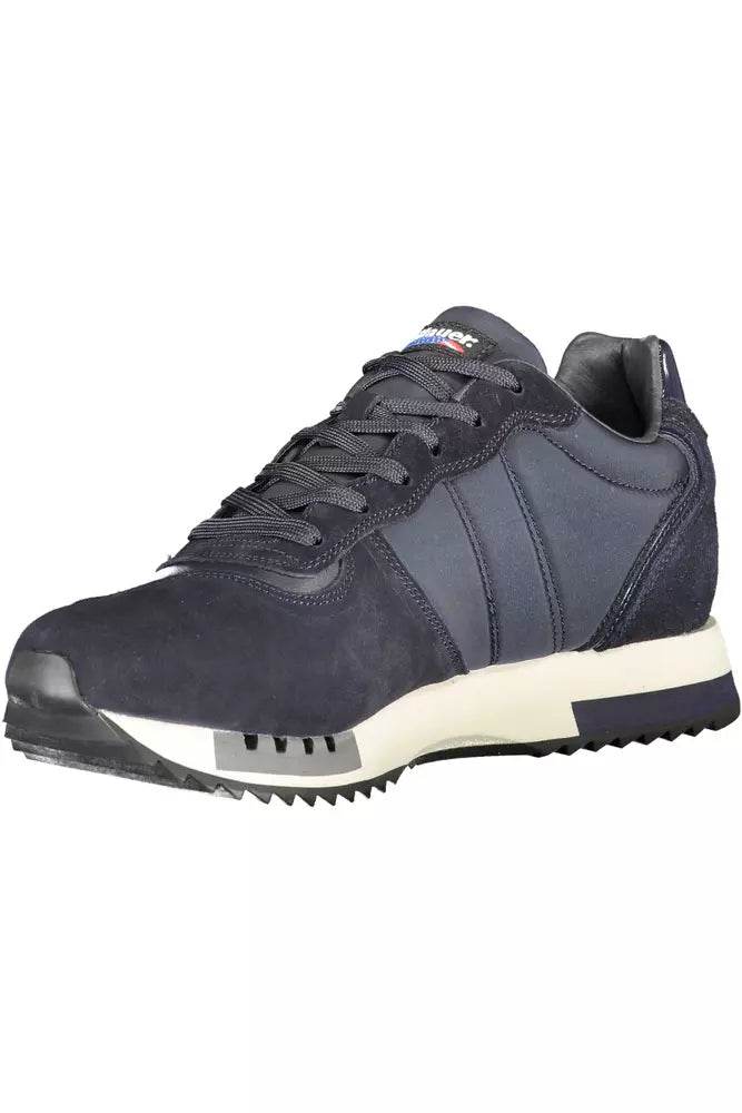 Blauer Blue Leather Men Sneaker