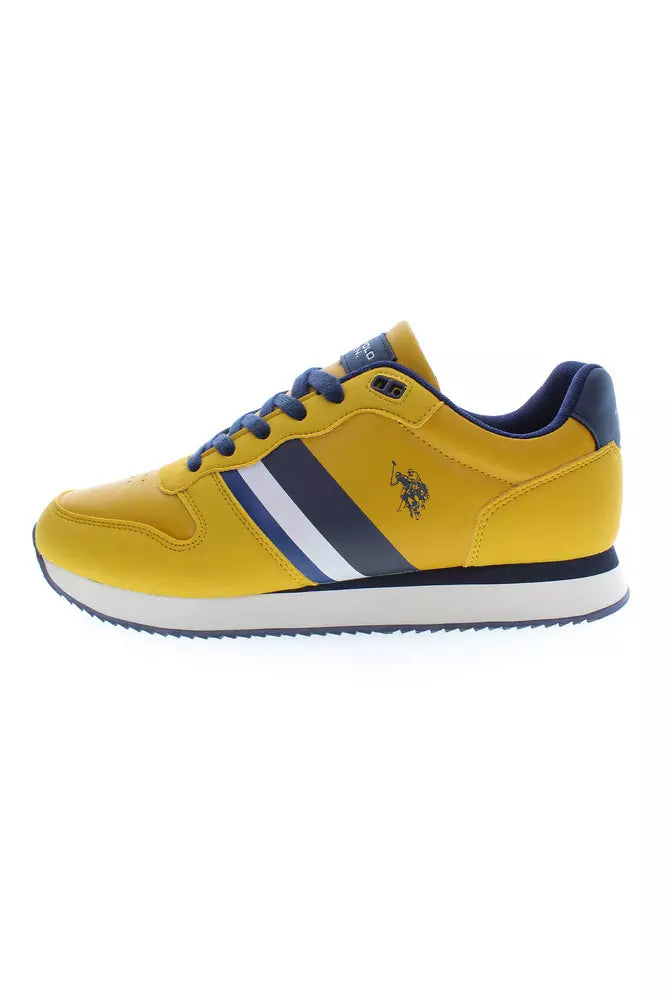 U.S. POLO ASSN. Yellow Polyester Men Sneaker