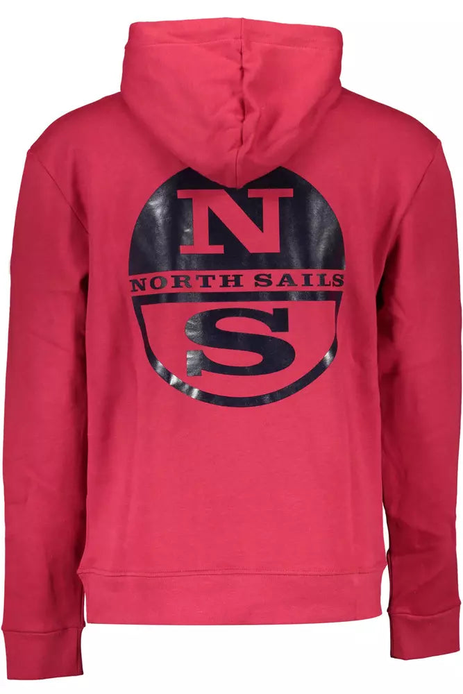 North Sails Red Cotton Men Sweater