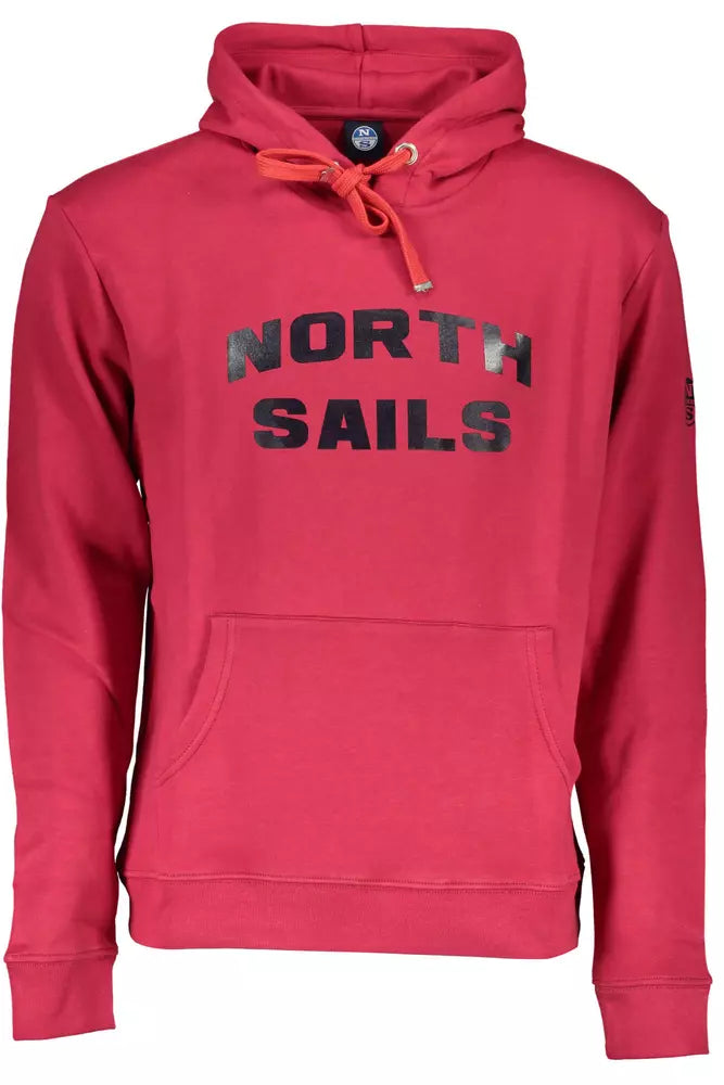 North Sails Red Cotton Men Sweater