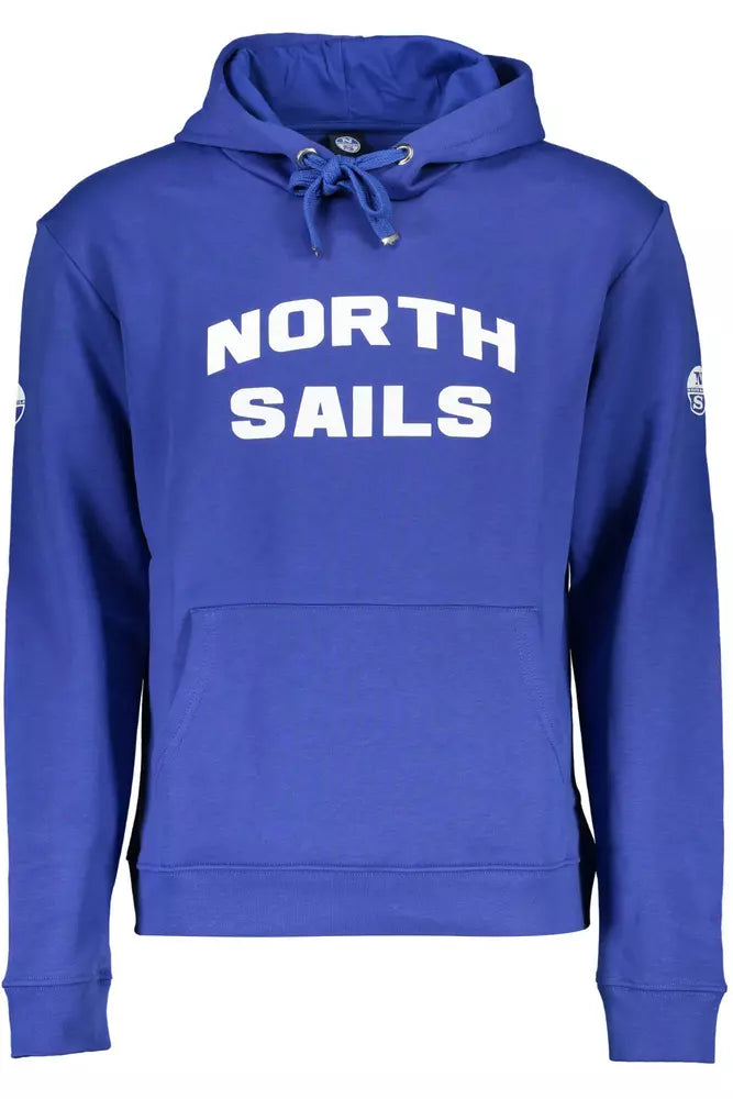 North Sails Blue Cotton Men Sweater