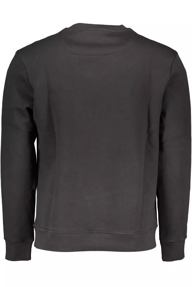 North Sails Black Cotton Men Sweater