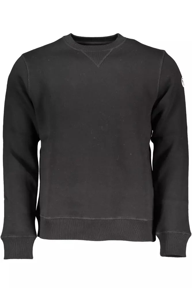 North Sails Black Cotton Men Sweater