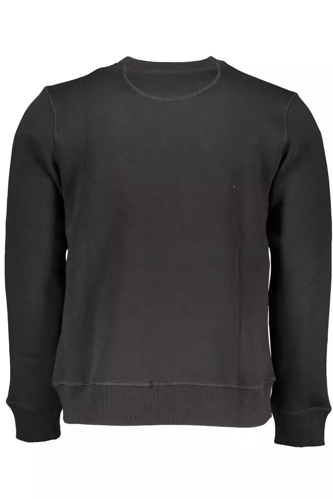 North Sails Black Cotton Men Sweater