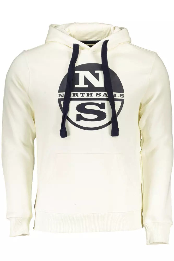 North Sails White Cotton Men Sweater