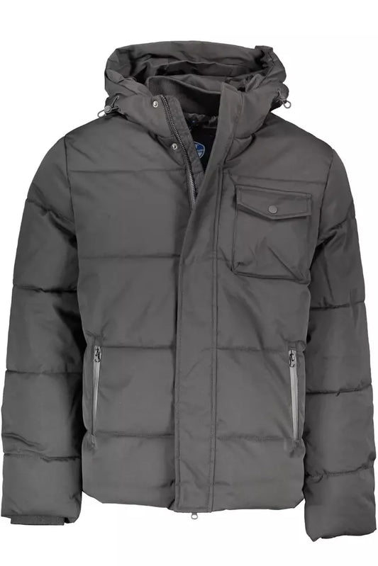 North Sails Black Polyester Men's Jacket