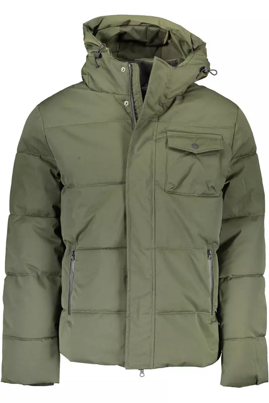 North Sails Green Polyester Men Jacket