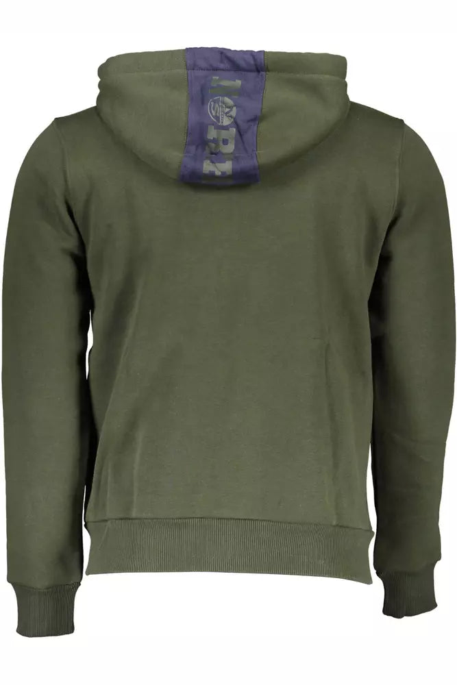 North Sails Green Cotton Men Sweater