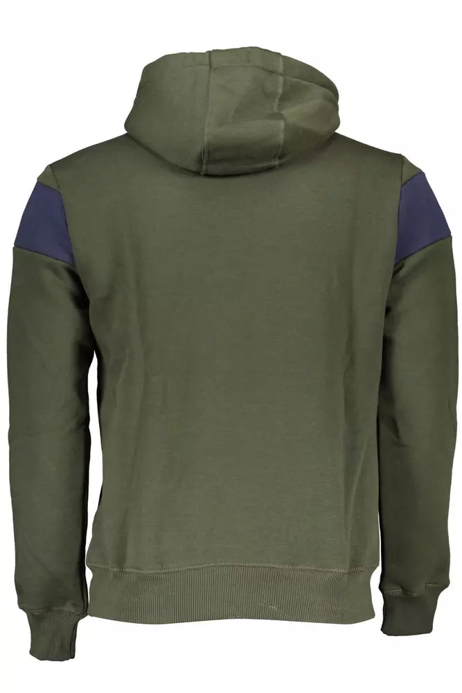 North Sails Green Cotton Men Sweater