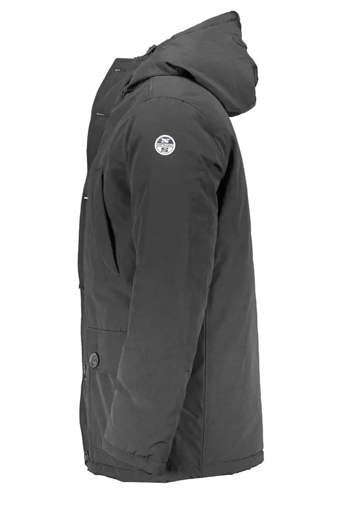 North Sails Black Polyester Men Jacket