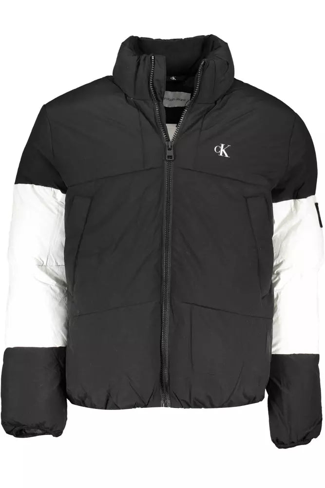 Calvin Klein Black Polyester Men Jacket