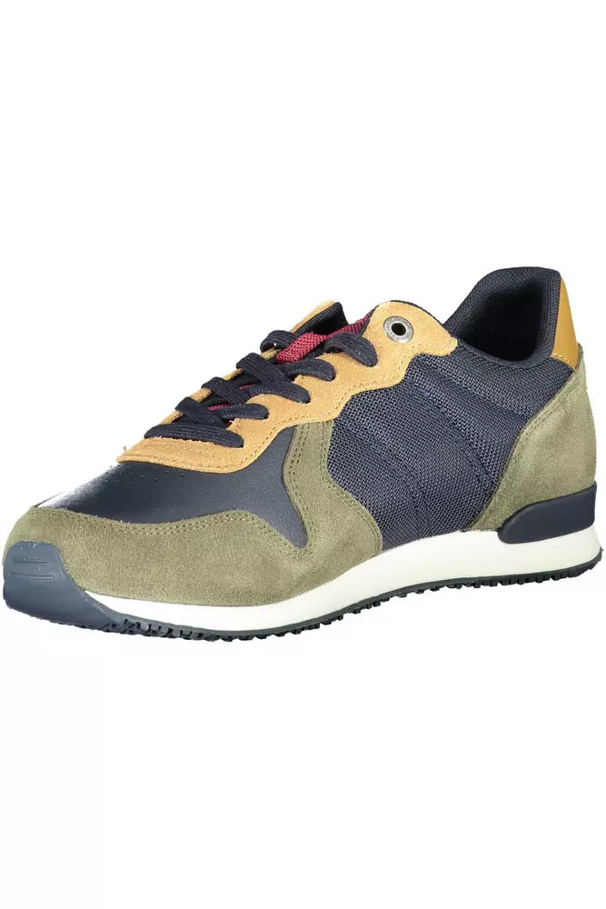 Tommy Hilfiger Green Polyester Men Sneaker