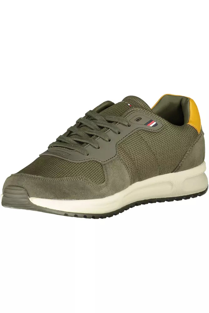 Tommy Hilfiger Green Polyester Men Sneaker