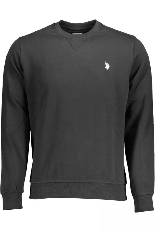 U.S. POLO ASSN. Black Cotton Men Sweater