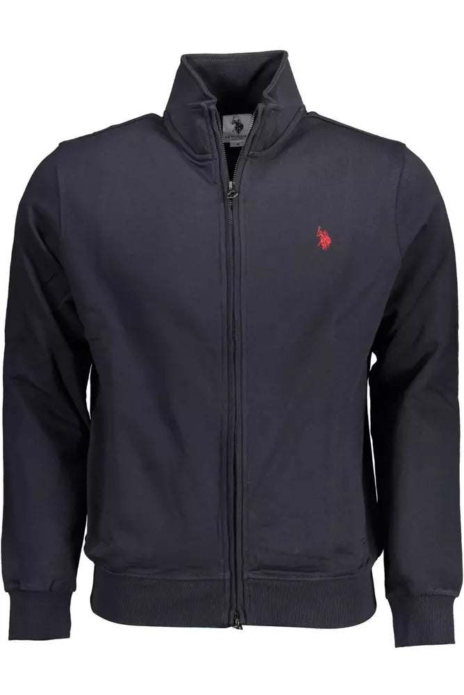 U.S. POLO ASSN. Blue Cotton Men Sweater