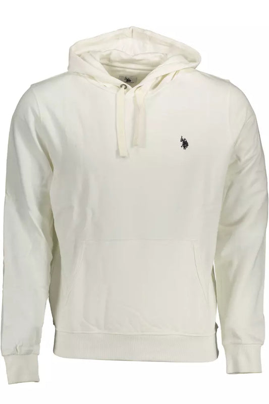 U.S. POLO ASSN. White Cotton Men Sweater