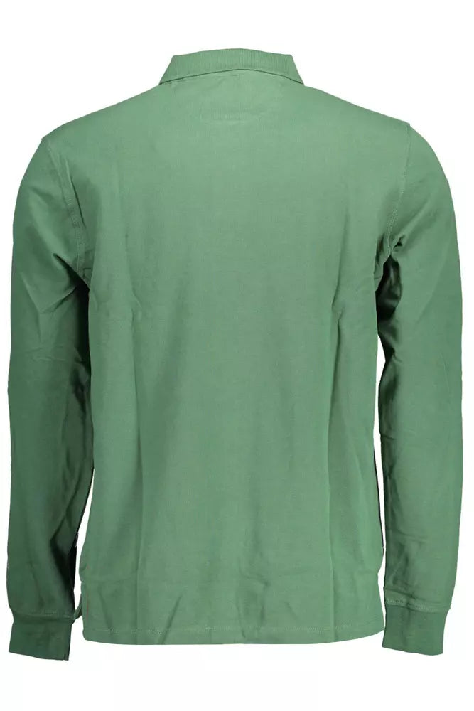 U.S. POLO ASSN. Green Cotton Mens Polo Shirt