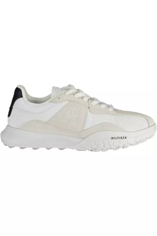 Tommy Hilfiger White Polyester Men Sneaker