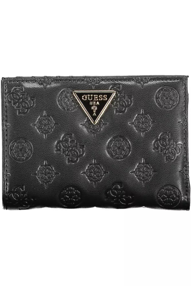 Guess Jeans Black Polyethylene Men Wallet