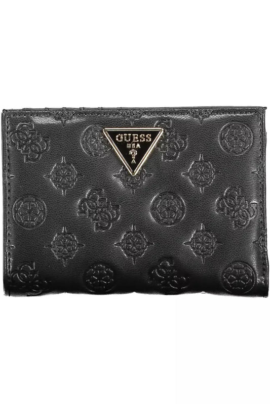 Guess Jeans Black Polyethylene Men Wallet