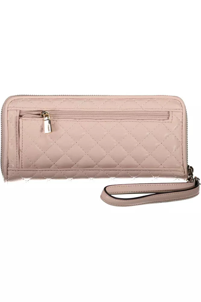 Guess Jeans Pink Polyethylene Men Wallet