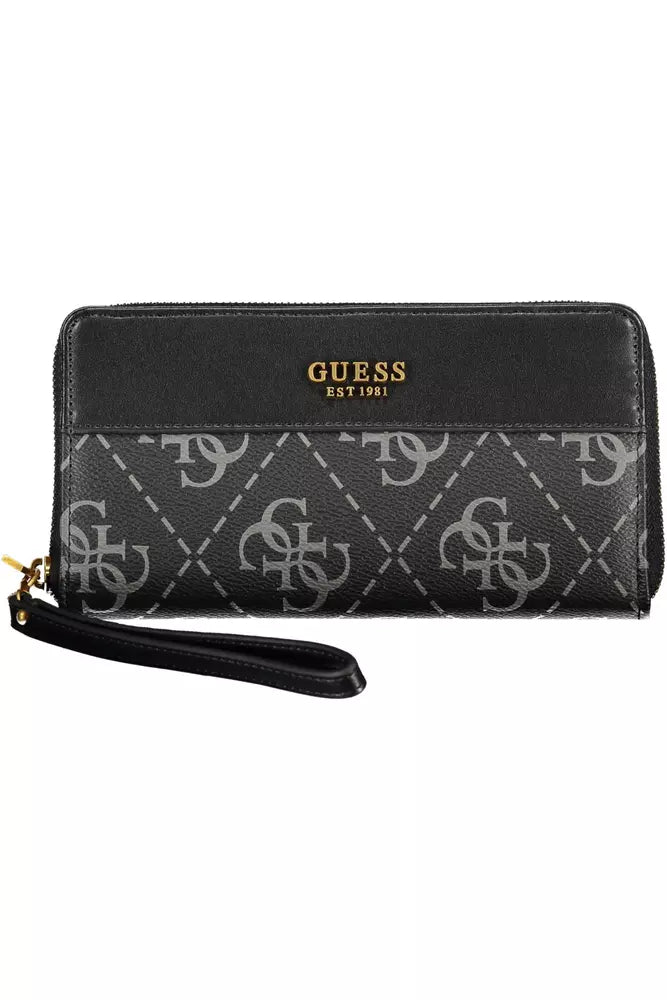 Guess Jeans Black Polyethylene Men Wallet