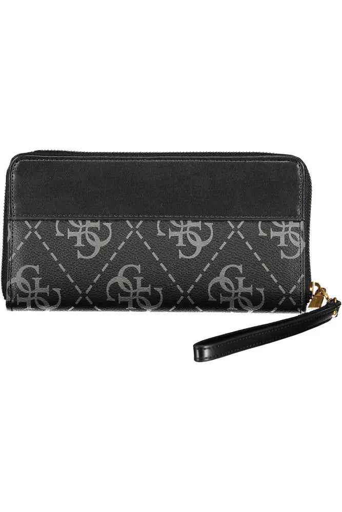 Guess Jeans Black Polyethylene Men Wallet