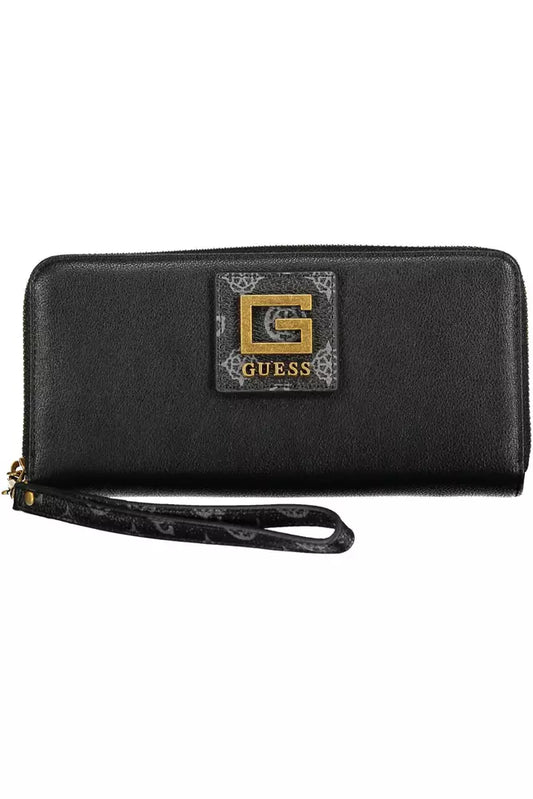 Guess Jeans Black Polyethylene Men Wallet