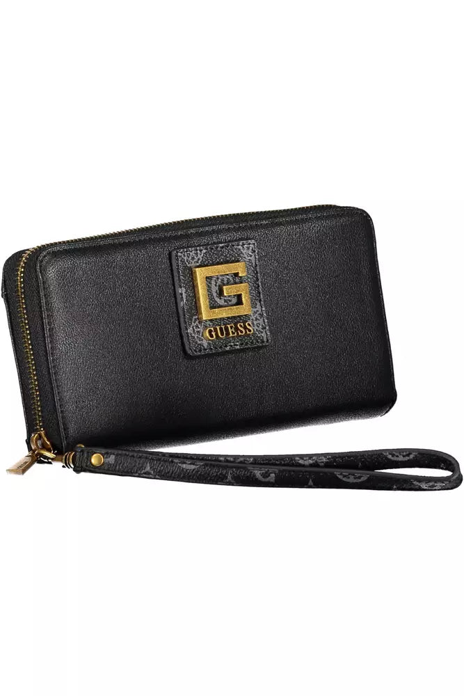 Guess Jeans Black Polyethylene Men Wallet