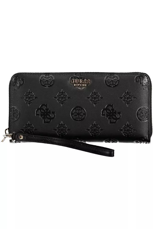 Guess Jeans Black Polyethylene Men Wallet