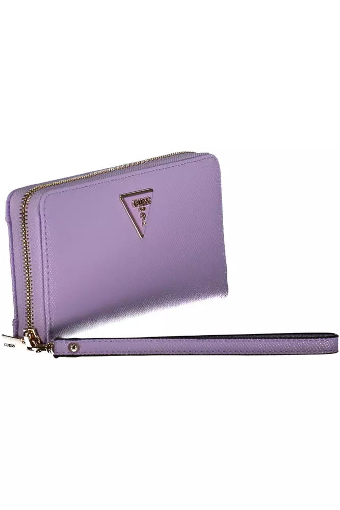 Guess Jeans Purple Polyethylene Men Wallet