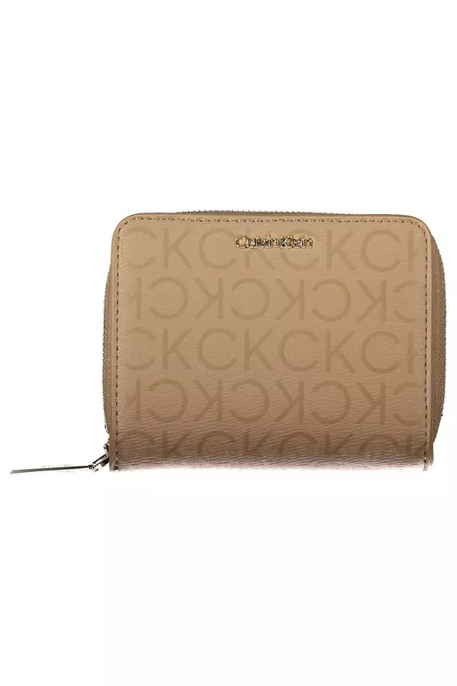 Calvin Klein Beige Polyester Men Wallet