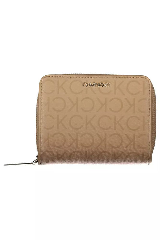 Calvin Klein Beige Polyester Men Wallet